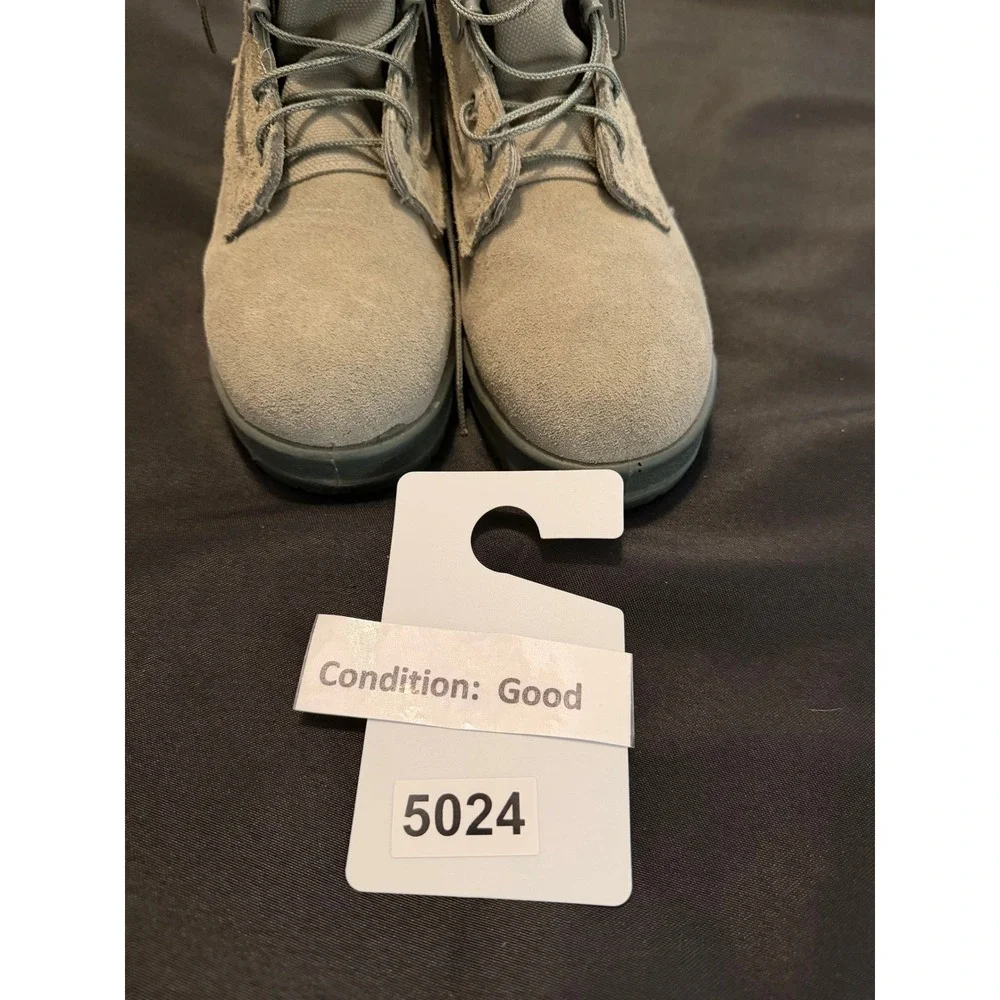Wellco Air Force TW Sage Green Military Combat Boots 9.5 W 81040F004 Mens